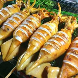 Set หมึกไข่ย่าง 2 ตัวใหญ่