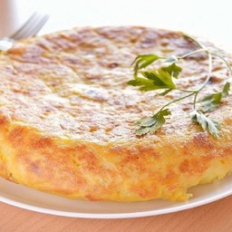 Omelette With Fresh Milk, Fried Without Fat