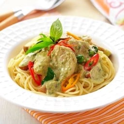 Organic Green Curry Fish Noodle
