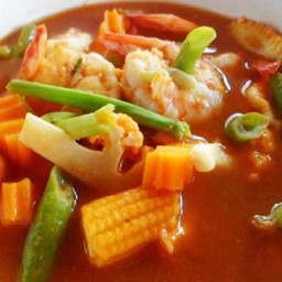 Sour Soup With Mixed Vegetables