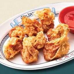 ฟองเต้าหู้ห่อกุ้งทอด