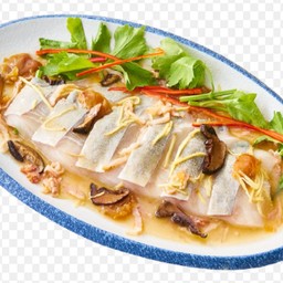 Steamed Fish With Plum Sauce
