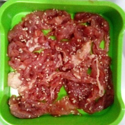 หมูหมักน้ำมันงา