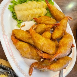 กุ้งชุบแป้งทอด 6 ตัว