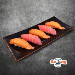 แซลมอนทูน่านิกิริ 5 คำ