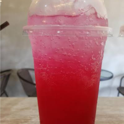 น้ำแดงโซดามะนาว 22 Oz