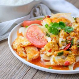 Fried Egg Salad (Veg)