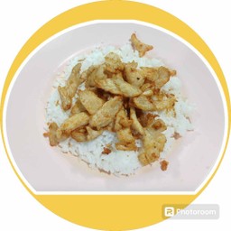 ข้าวทอดกระเทียม