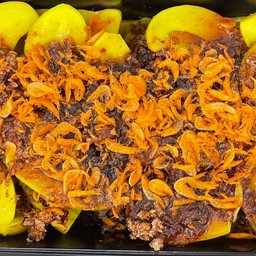 มะม่วงน้ำดอกไม้อ่อนดองทรงเครื่อง