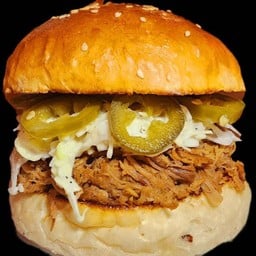 Braised Pulled Pork Burger