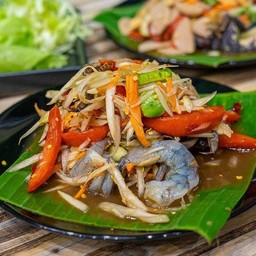 ตำกุ้งปลาร้า