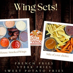 (Combo A) 8 Wings and a side of your choice (ไก่ 8 ชิ้นและเลือกได้อีก 1 อย่าง)