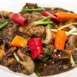 Keto Stir-Fried Meat With Black Pepper