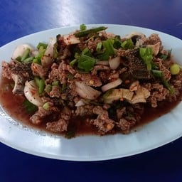 ลาบเนื้อสุก