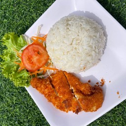 ข้าวไก่กรอบ