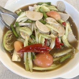 ตำแตงหมูยอปลาร้า