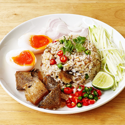 Q2/ข้าวขยำปลาสลิด ไข่มะตูม