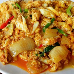 Stir-Fried Crab Meat With Curry Powder Keto