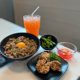 set ข้าวด้งหน้าหมู