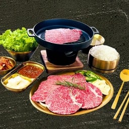 เซ็ตWagyu4 เนื้อสันในกับเนื้อสไลซ์ย่าง