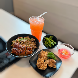 Set ข้าวหน้าปลาไหล+ข้าวด้งหน้าหมู