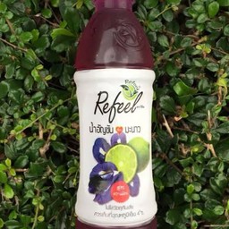 น้ำอัญชัญผสมมะนาว