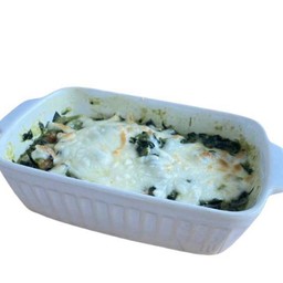 ผักโขมอบชีส