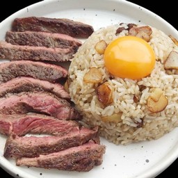 ข้าวผัดมันเนื้อพิคานย่า ออสเตรเลีย Fat Fries Rice With Aus Picanha