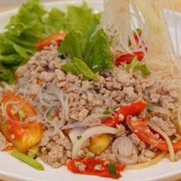 ยำวุ้นเส้น หมูสับ