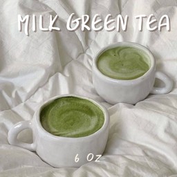 ชาเขียวนมร้อน 6 oz