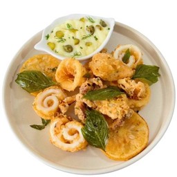 คารามารี ทาร์ทาร์ซอส Calamari With Tartar Sauce