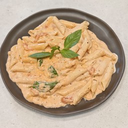 Rose cream pasta