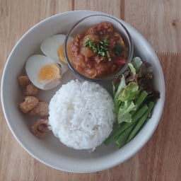 ข้าวชุดน้ำพริกอ่อง