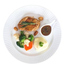 สเต็กไก่ย่าง Grilled Chicken Steak