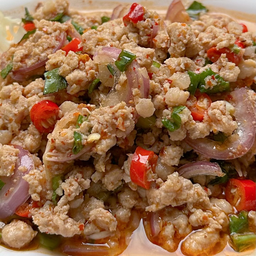 ลาบหมูพริกสด (เป็นกับข้าว)