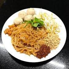 หมี่คลุกโบราณเต้าหู้เจ