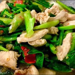 ข้าวคะน้าไก่