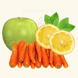 แอปเปิ้ลเขียว เลม่อน  แครอท