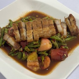 ตำถั่วสามชั้นทอด