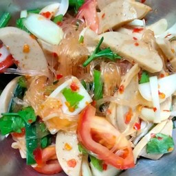 ยำวุ้นเส้น หมูยอ