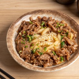 ฟรีซุป! อุด้งเทอริยากิ เนื้อวากิวคาโกชิมะ A5