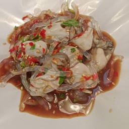 ยำเส้นแก้วหอยนางรมปลาร้า