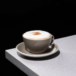 Hot cappuccino