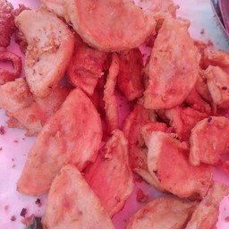 หมูยอพริกไทยทอดกระเทียม