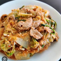 สุกี้แห้งหมู