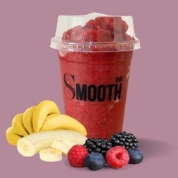 มิกซ์เบอร์รี่กล้วย (ไม่ใส่น้ำเชื่อม)