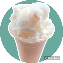 น้ำมะพร้าวเผา นมสดปั่น