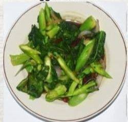 ผัดคะน้าน้ำมันหอย