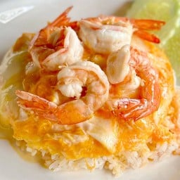 ข้าวไข่ข้นกุ้ง