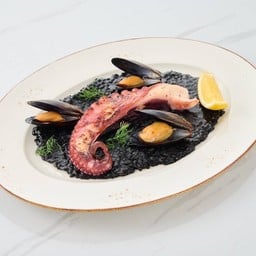 Octopus Squid ink Risotto